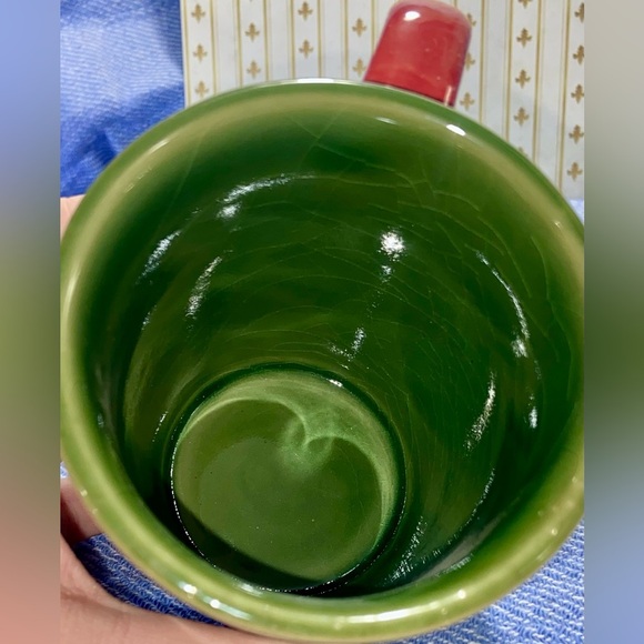 🍀 3/$15 Festive Snowman Mug with Red Handle - Picture 5 of 5